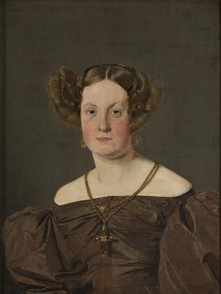 Christen Købke - Ritratto della Signora Th Petersen, nata Roepstorff, Museo Nazionale, Stoccolma